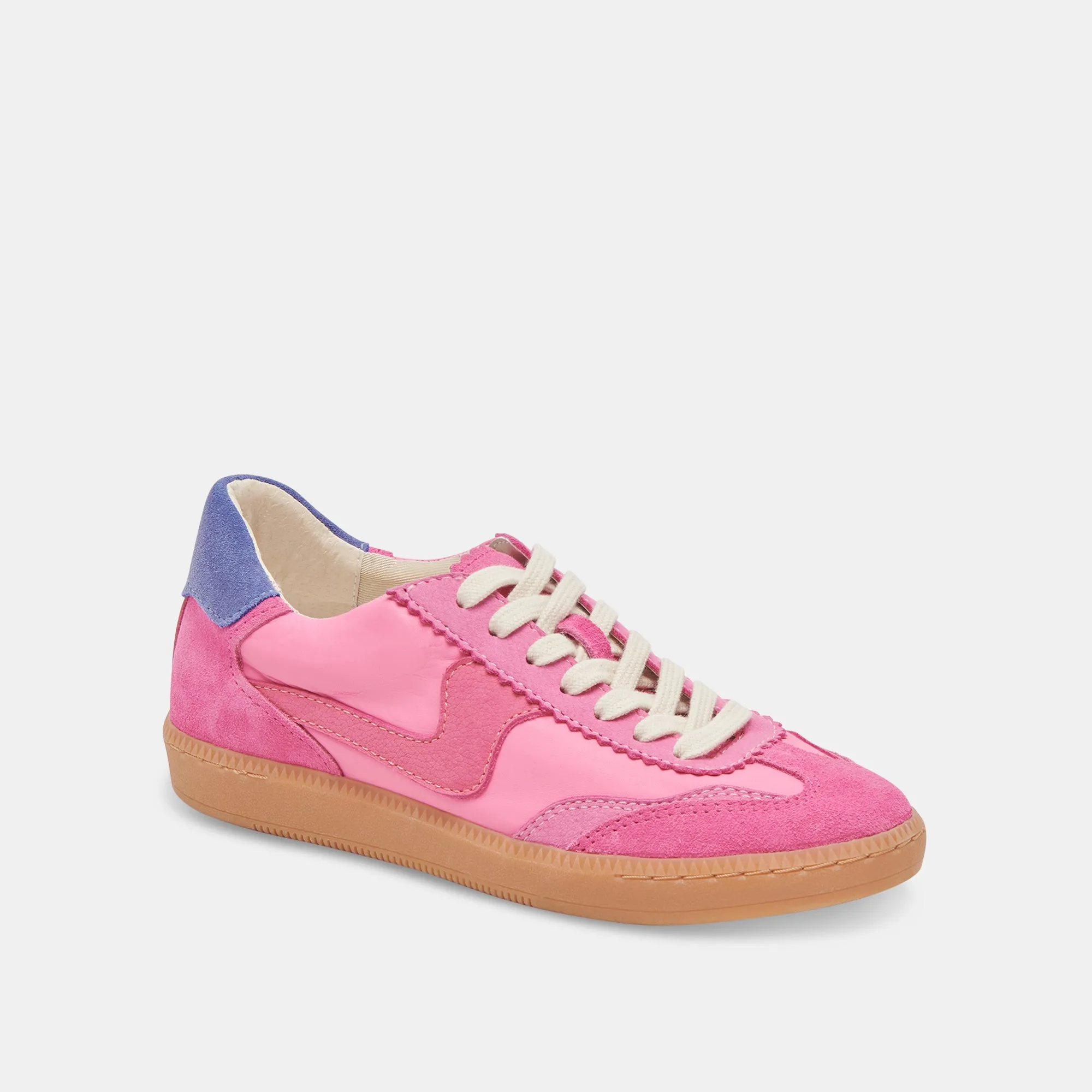 BASKETS NOTICE EN DAIM ROSE