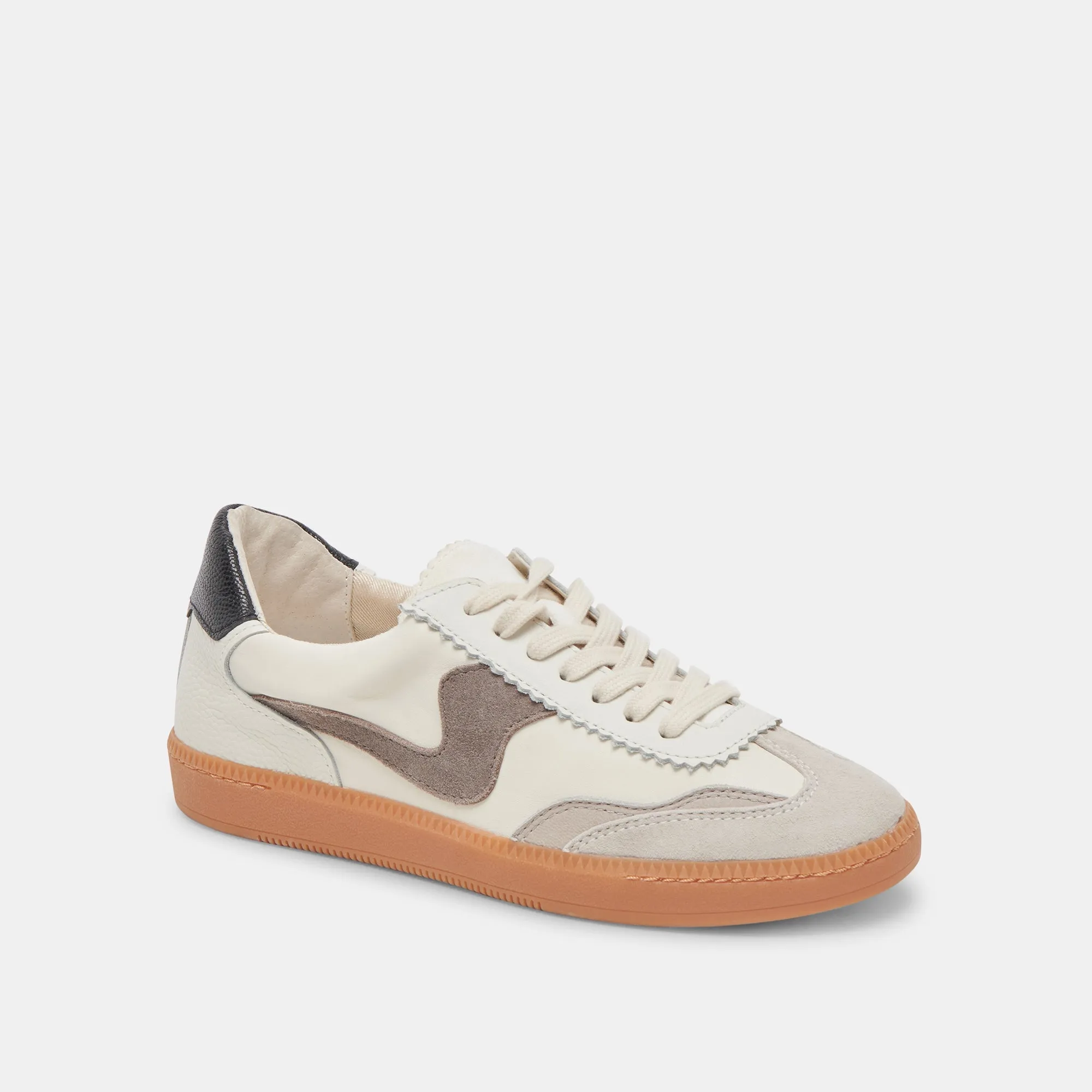 SNEAKERS NOTICE BLANC GRIS CUIR