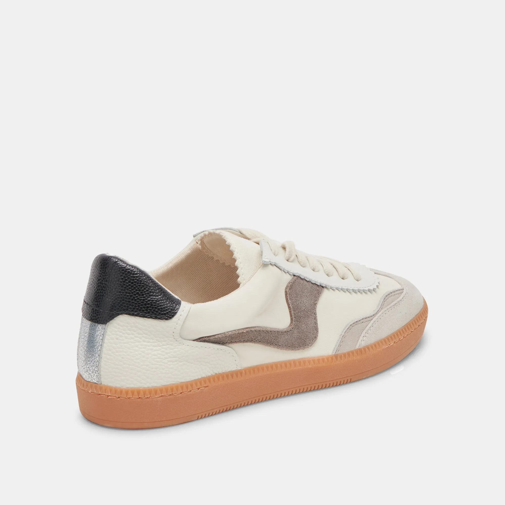 SNEAKERS NOTICE BLANC GRIS CUIR