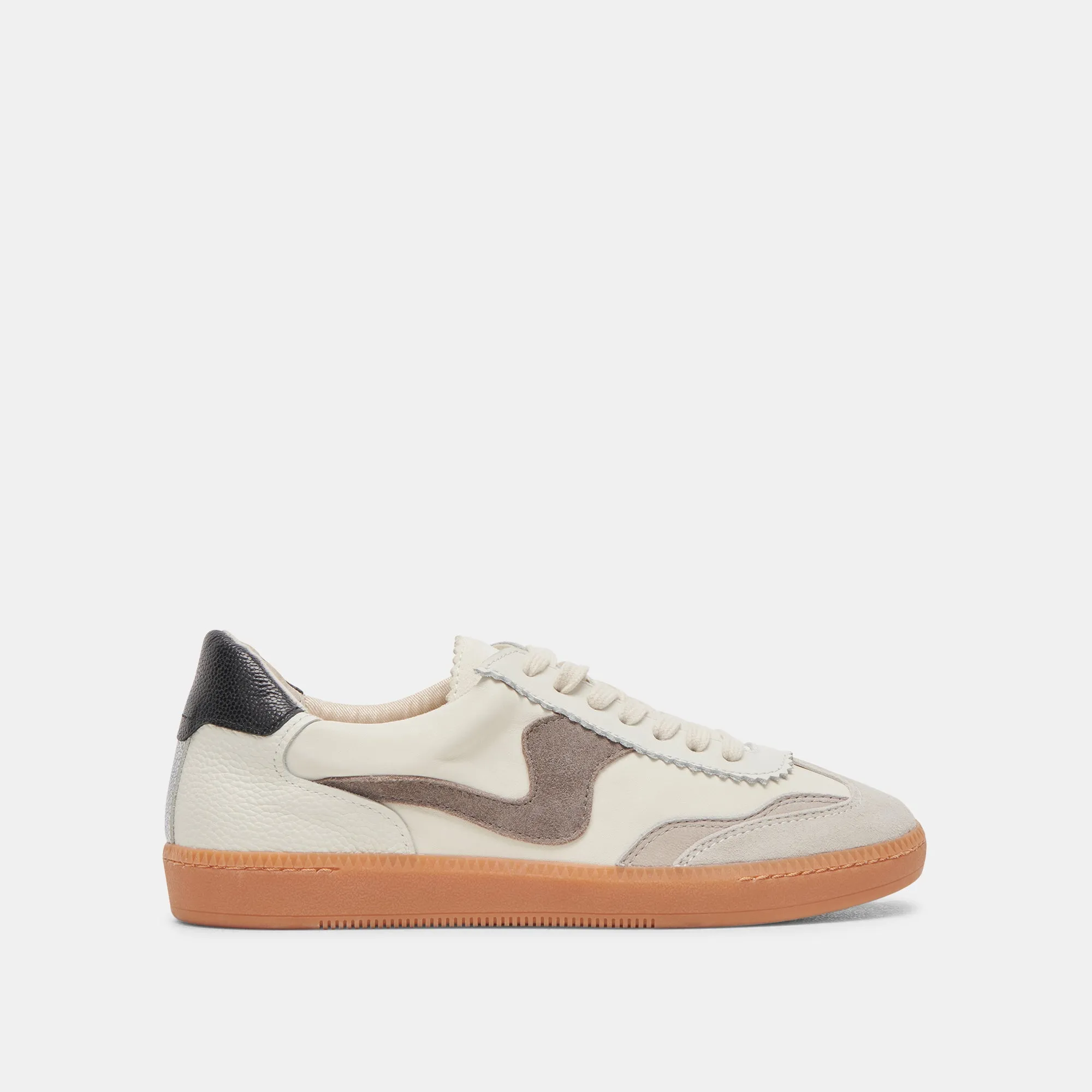 SNEAKERS NOTICE BLANC GRIS CUIR