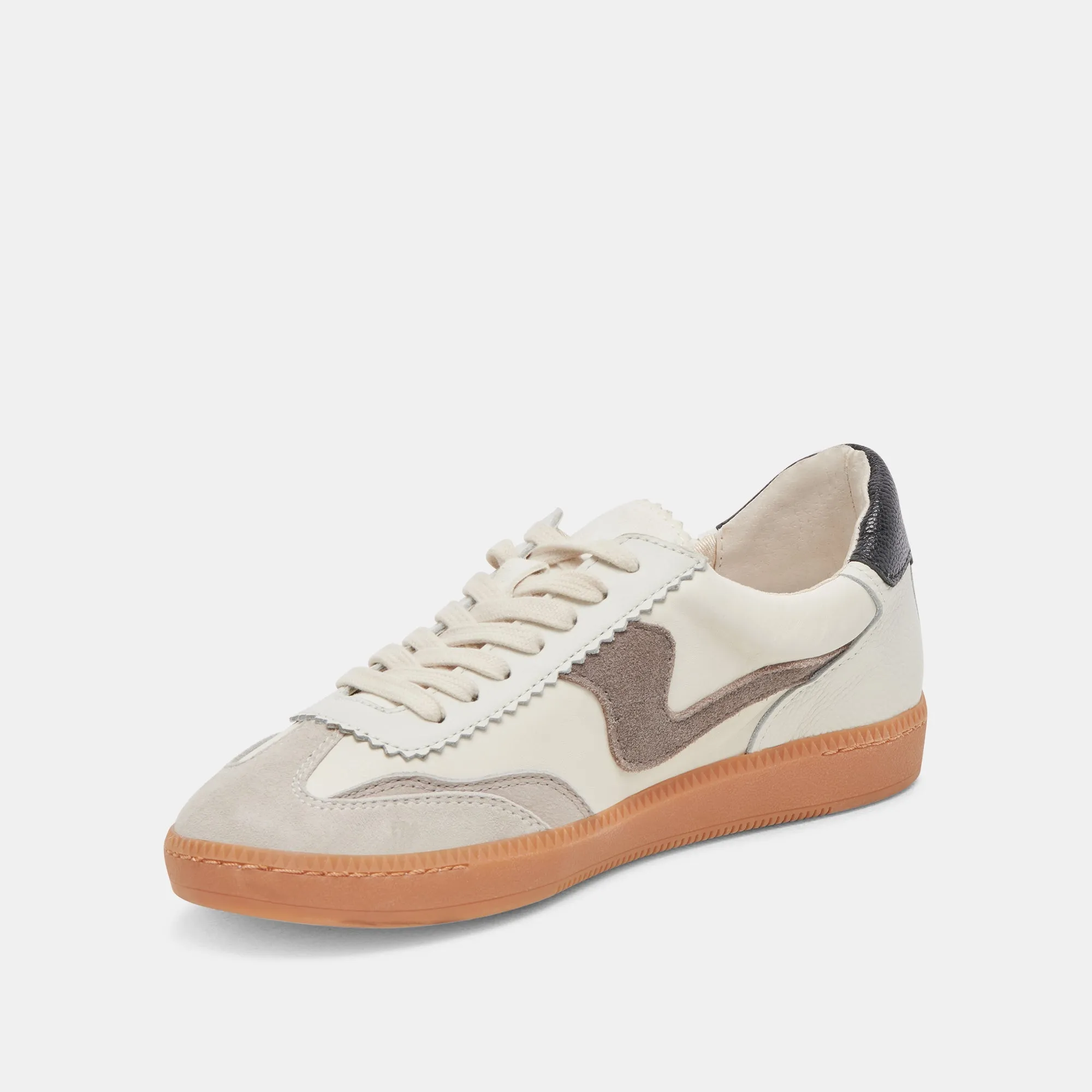 SNEAKERS NOTICE BLANC GRIS CUIR
