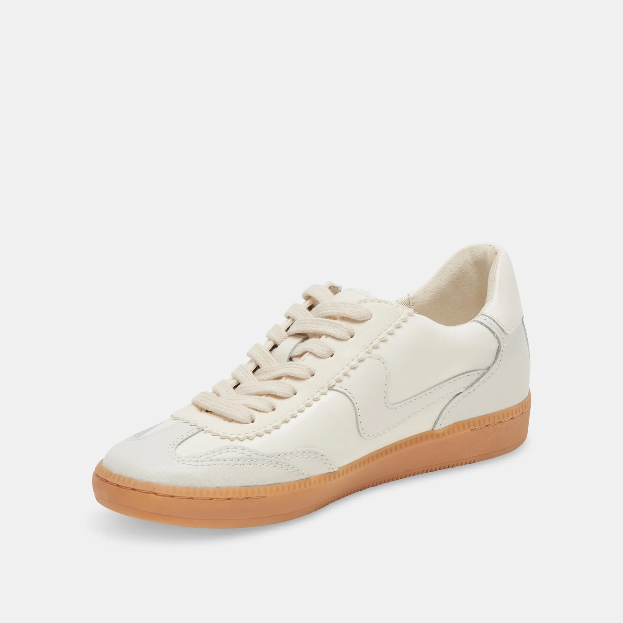SNEAKERS NOTICE EN CUIR BLANC