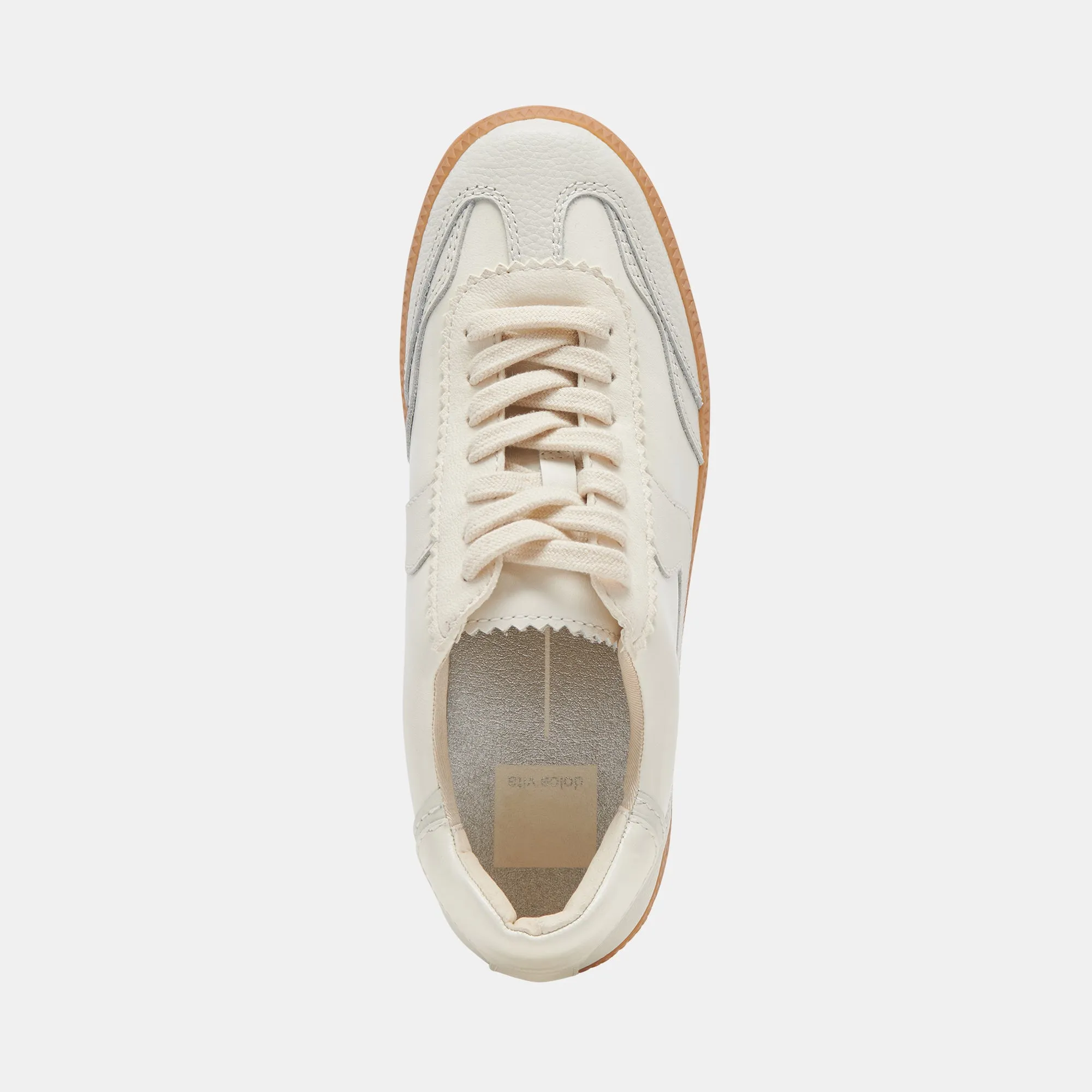 SNEAKERS NOTICE EN CUIR BLANC