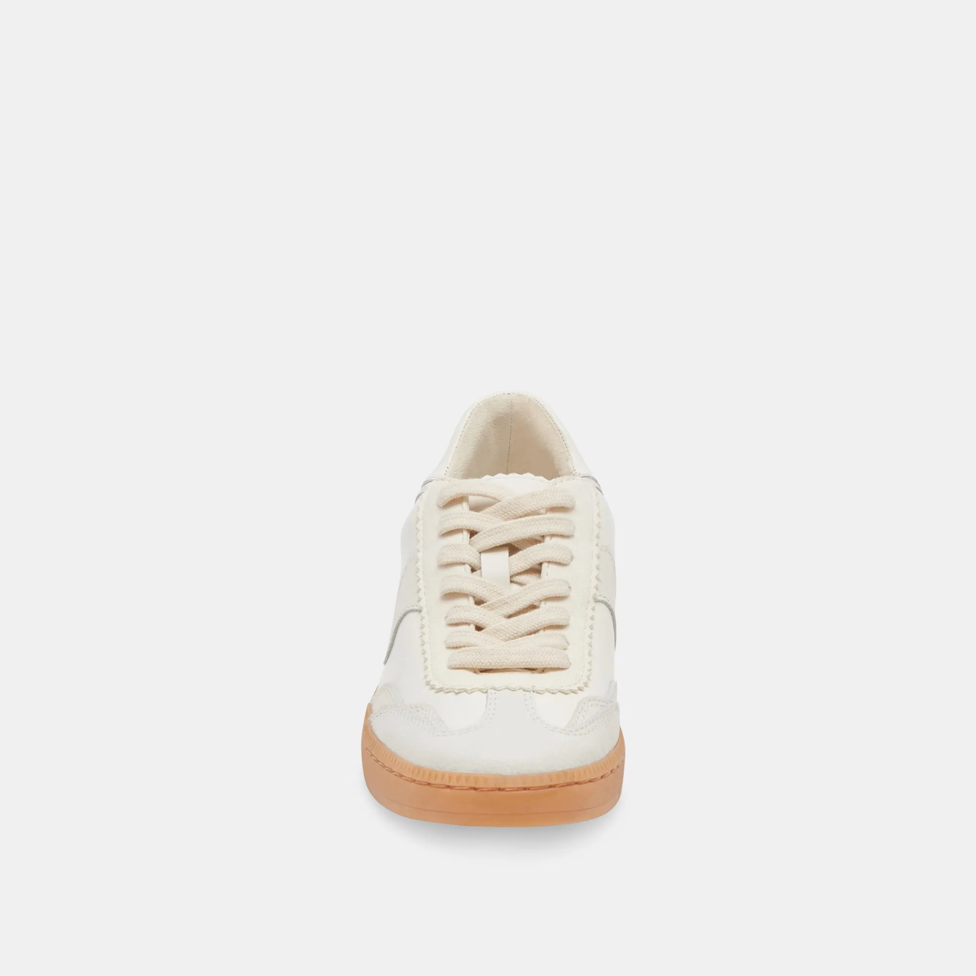 SNEAKERS NOTICE EN CUIR BLANC