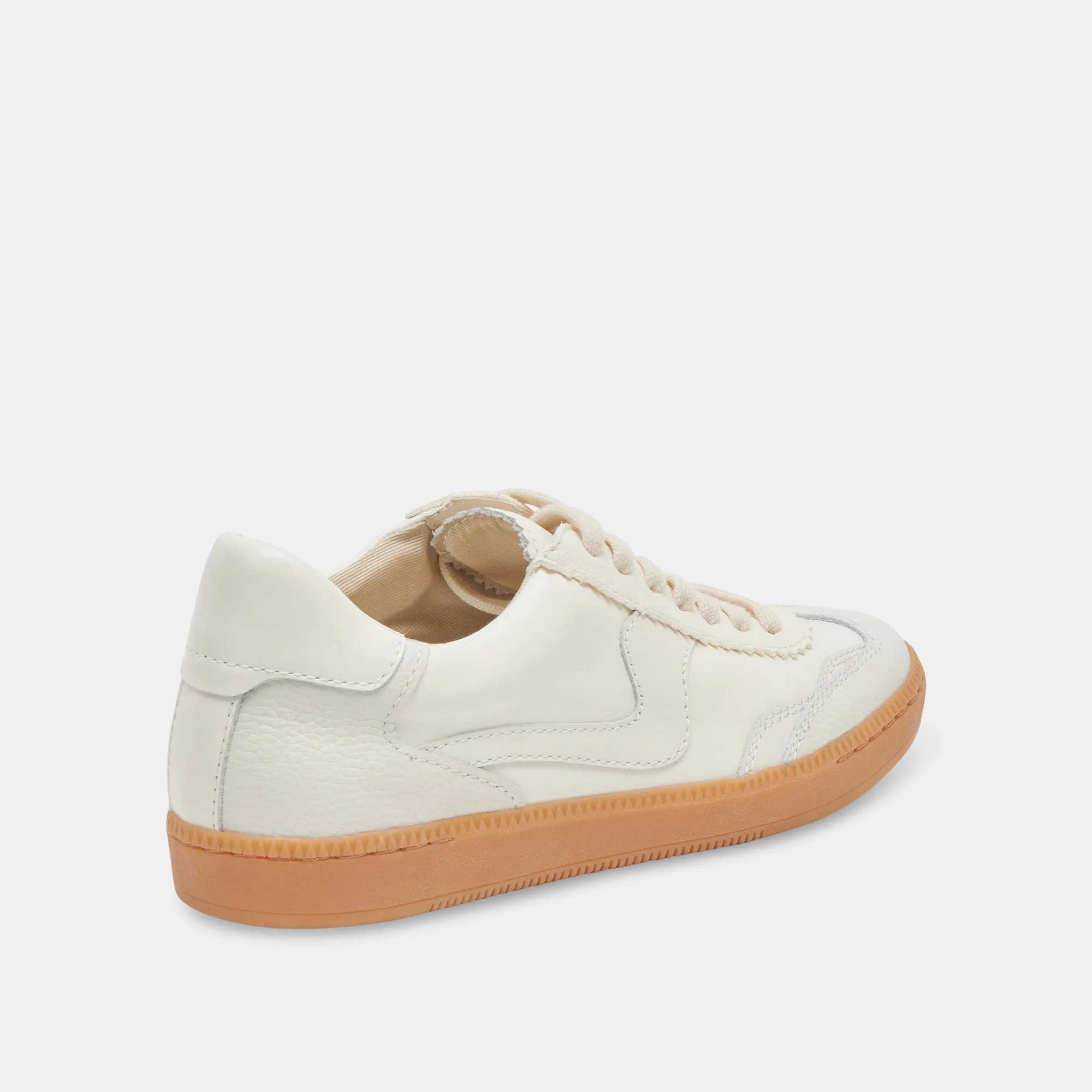 SNEAKERS NOTICE EN CUIR BLANC