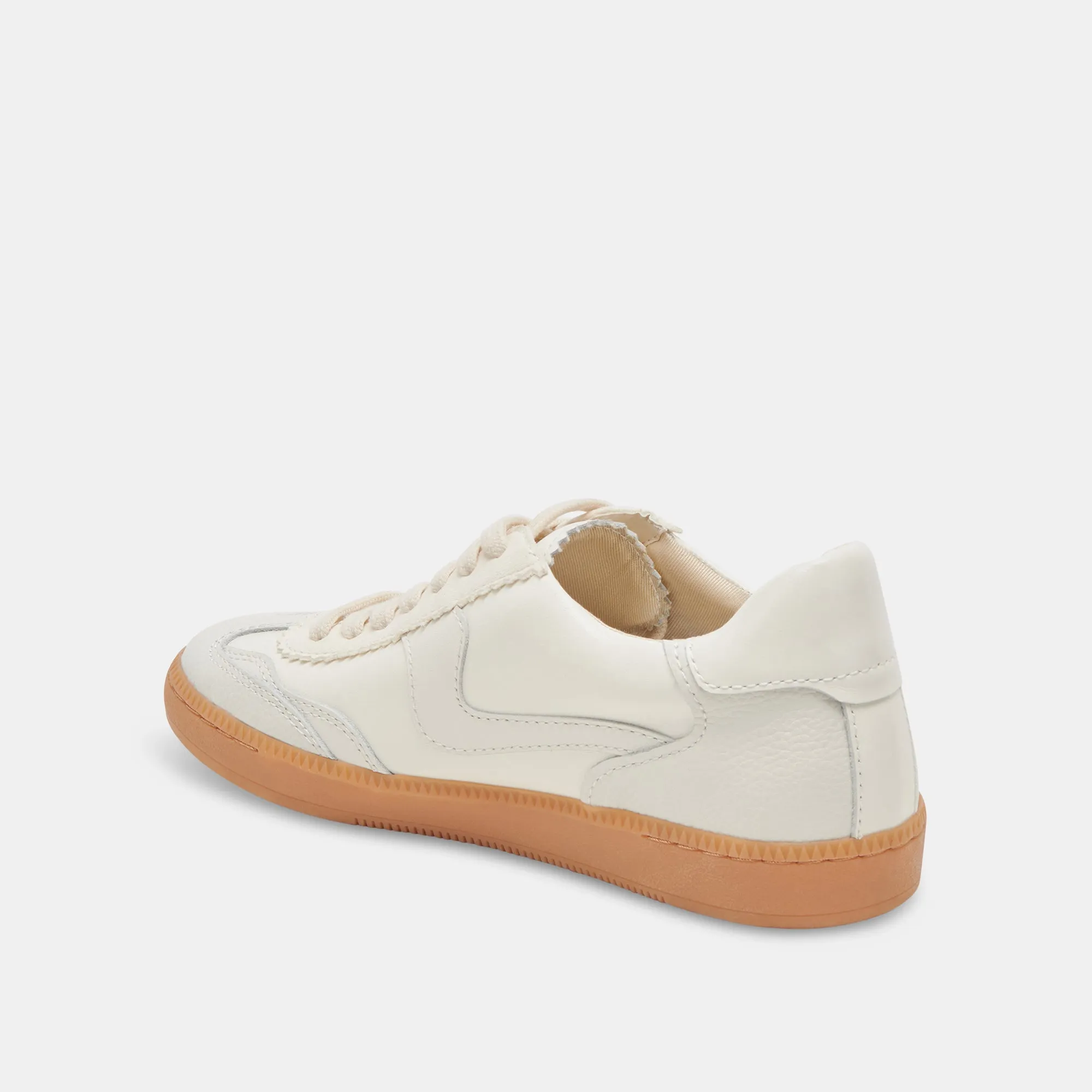 SNEAKERS NOTICE EN CUIR BLANC