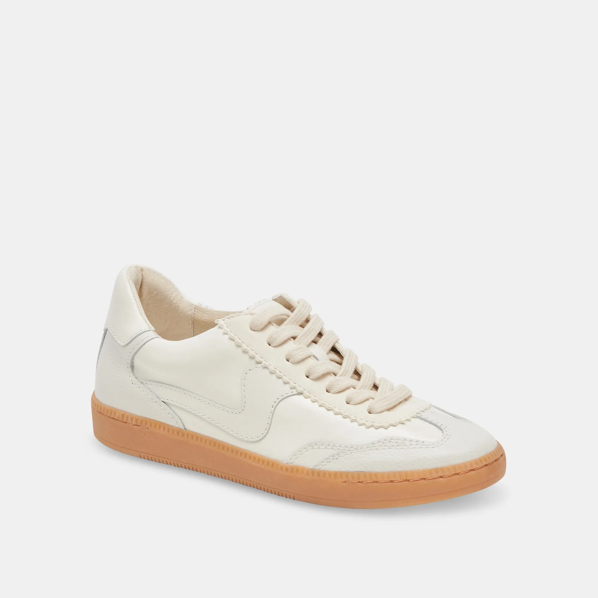 SNEAKERS NOTICE EN CUIR BLANC