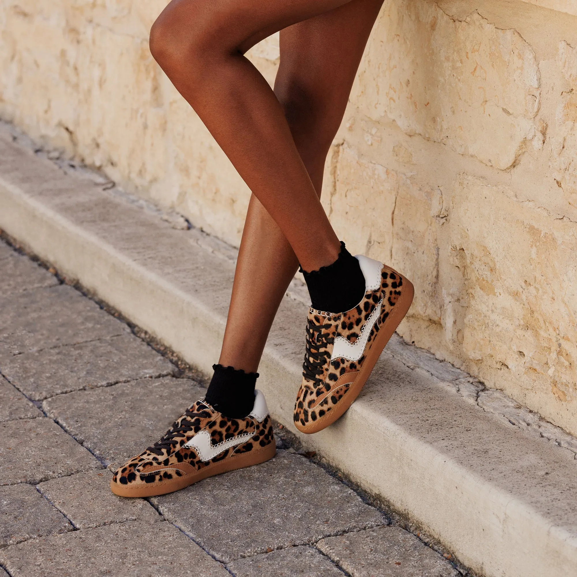 NOTICE STITCH SNEAKERS DK LEOPARD PEAU DE VEAU