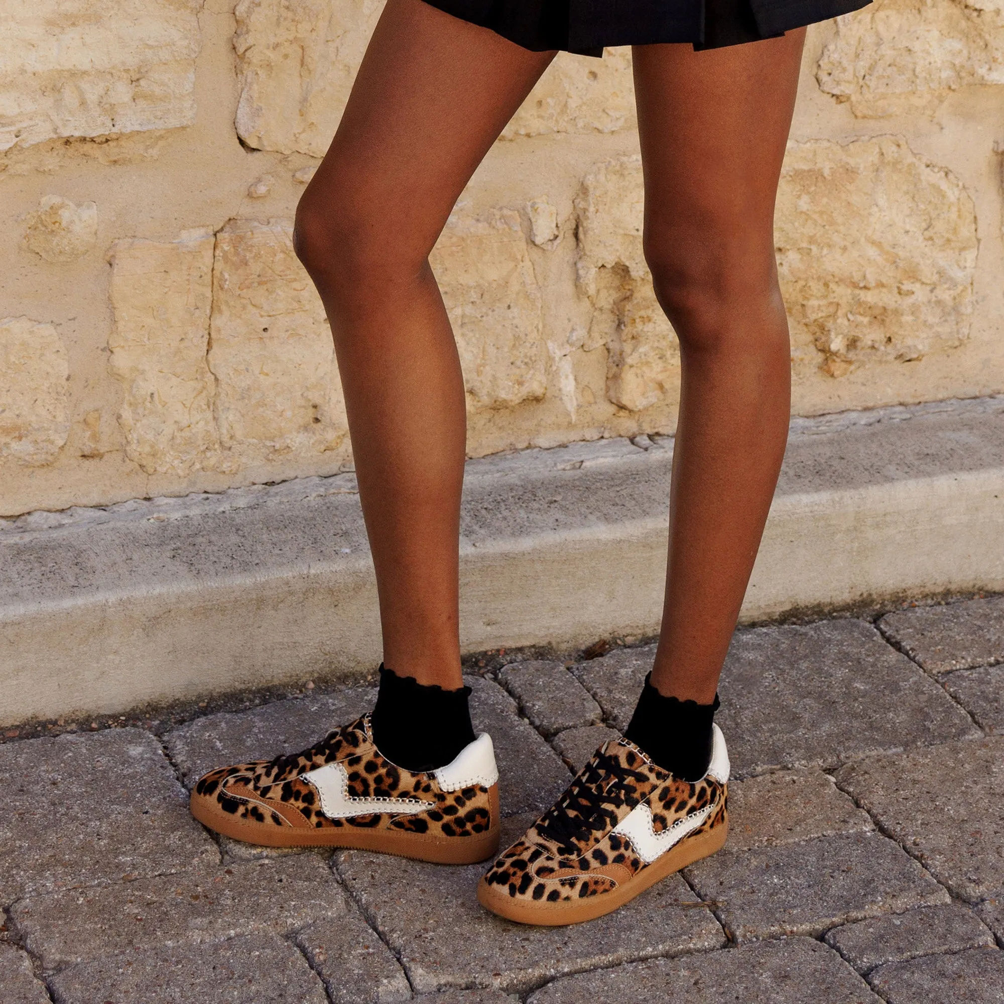 NOTICE STITCH SNEAKERS DK LEOPARD PEAU DE VEAU