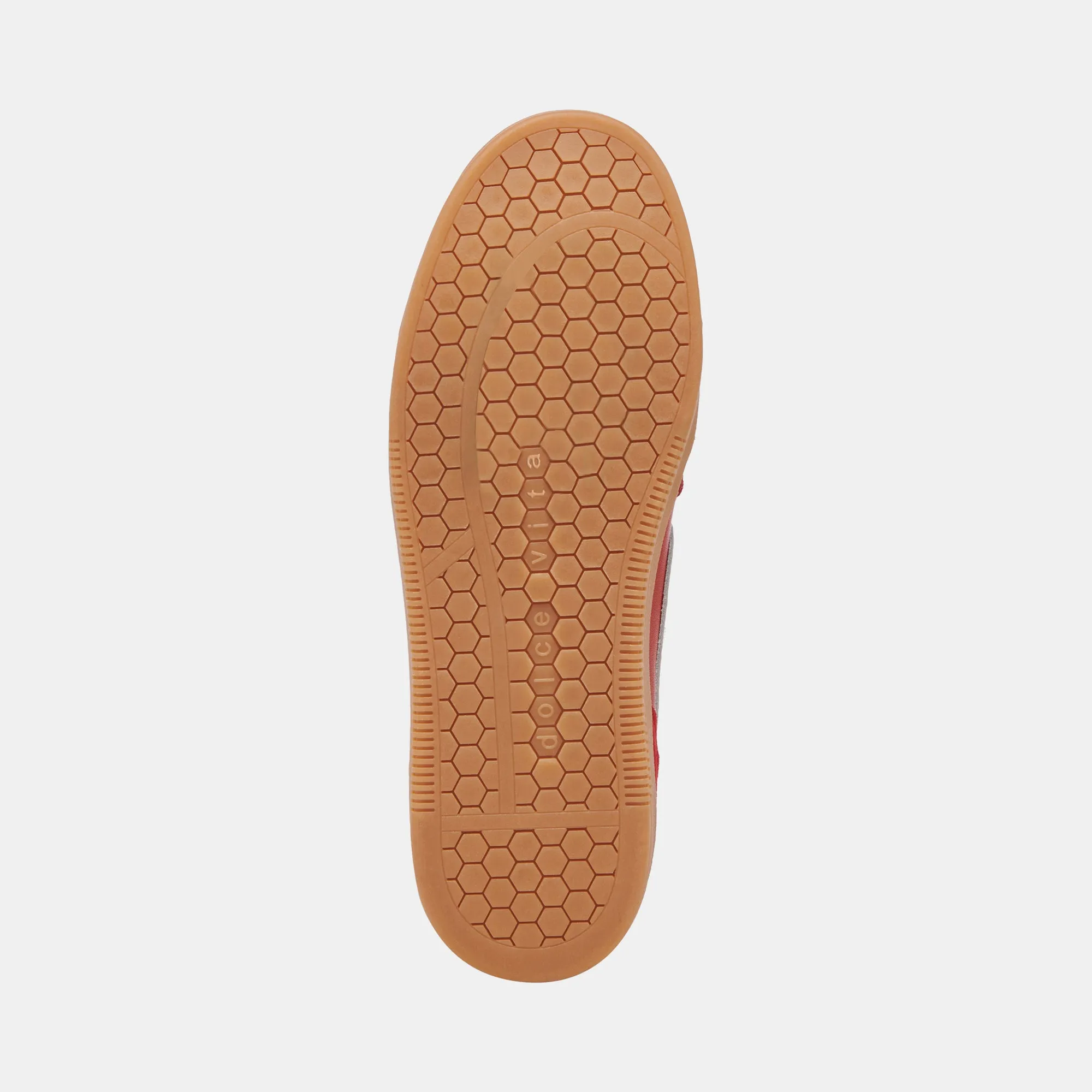 AVIS SNEAKERS LARGES SUÈDE CRAMOISI