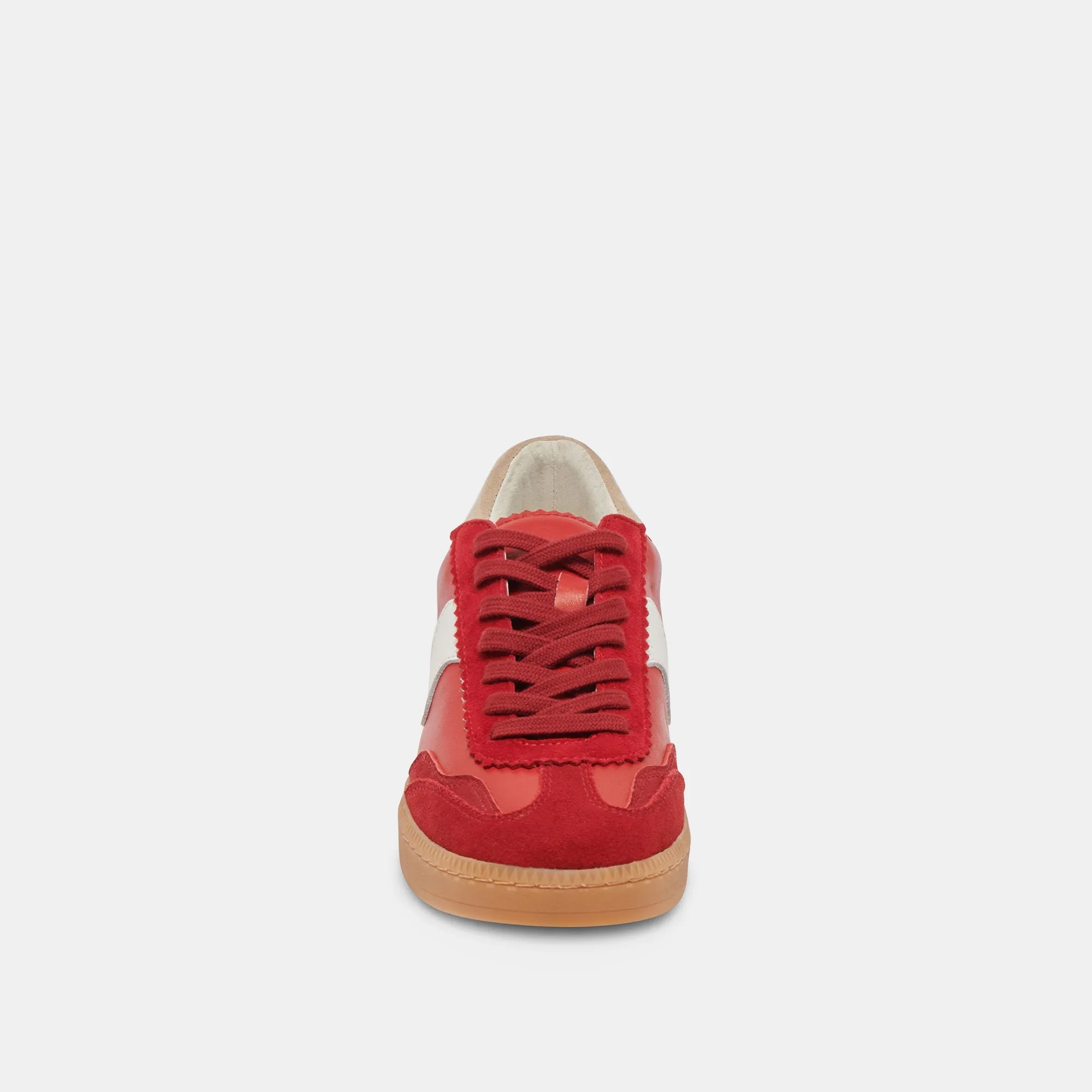 AVIS SNEAKERS LARGES SUÈDE CRAMOISI