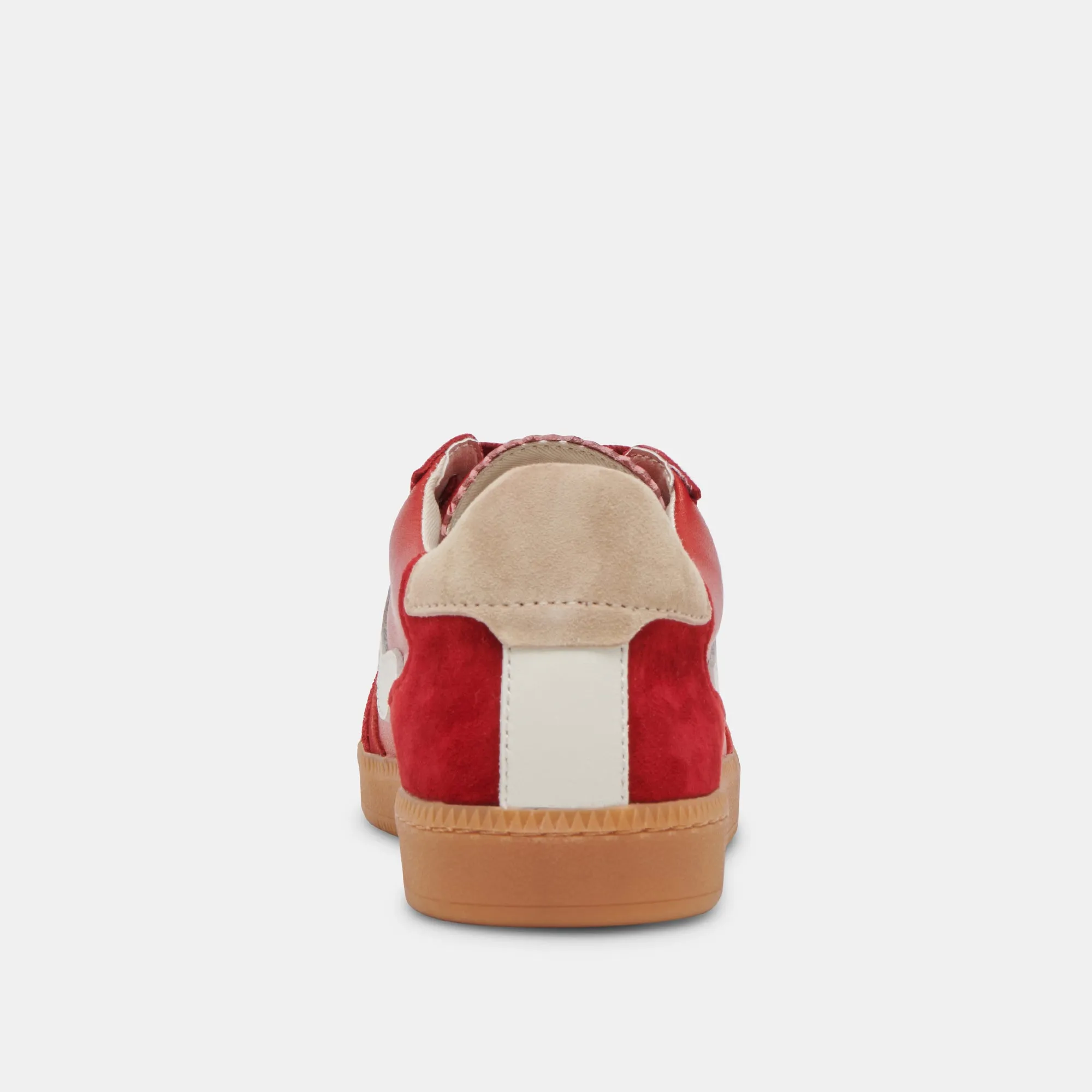 AVIS SNEAKERS LARGES SUÈDE CRAMOISI