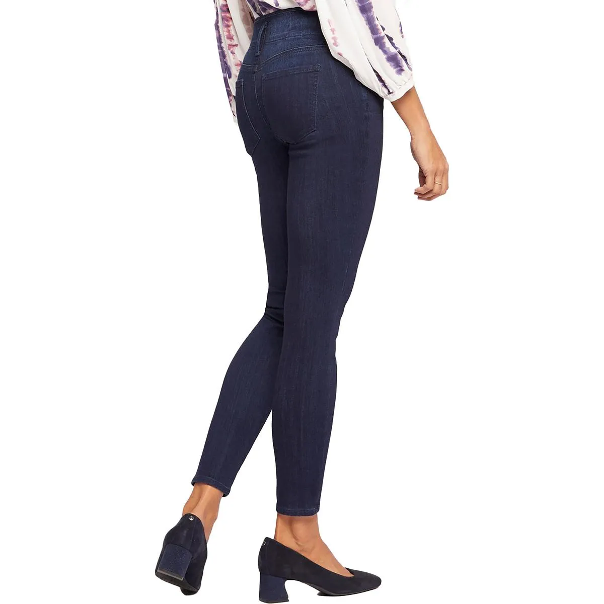 NYDJ Jeans Skinny Femme à Taille Moyenne Lavage Foncé