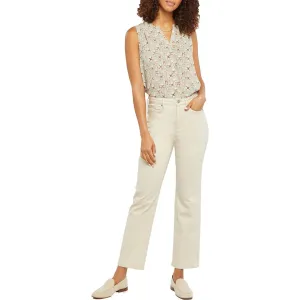 NYDJ Womens Ankle Relaxed Straight Leg Jeans