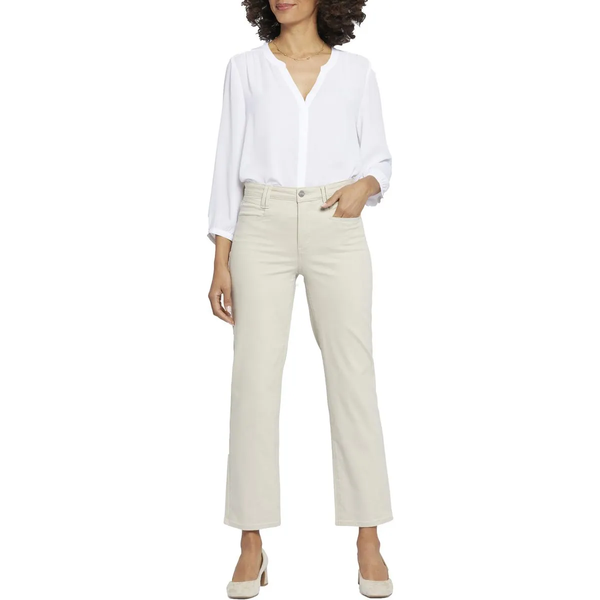 NYDJ Femmes Bailey Jeans Droit Relax à la Cheville