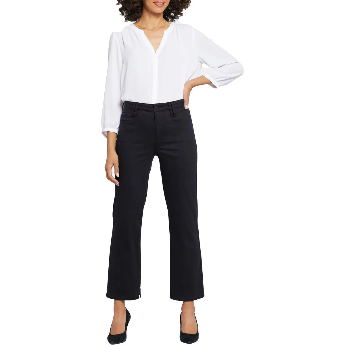 NYDJ Femmes Bailey Jeans Droit Relax à la Cheville