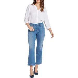 NYDJ Womens Julia Relaxed Denim Flared Jeans