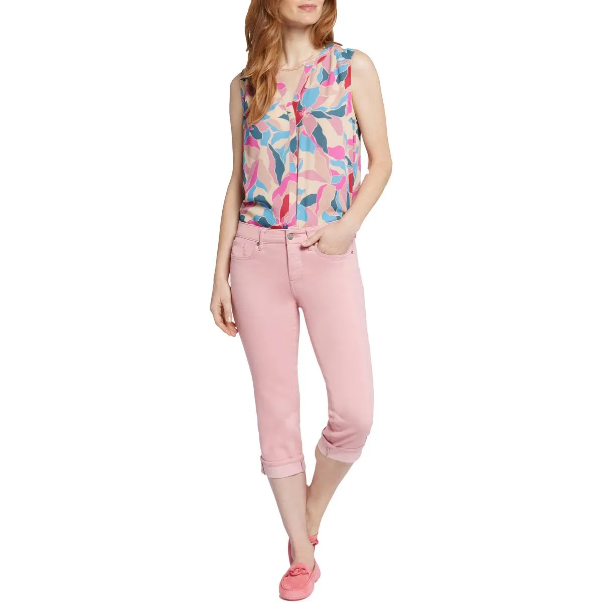 NYDJ Femmes Marilyn Jean Denim Taille Haute Jambe Droite