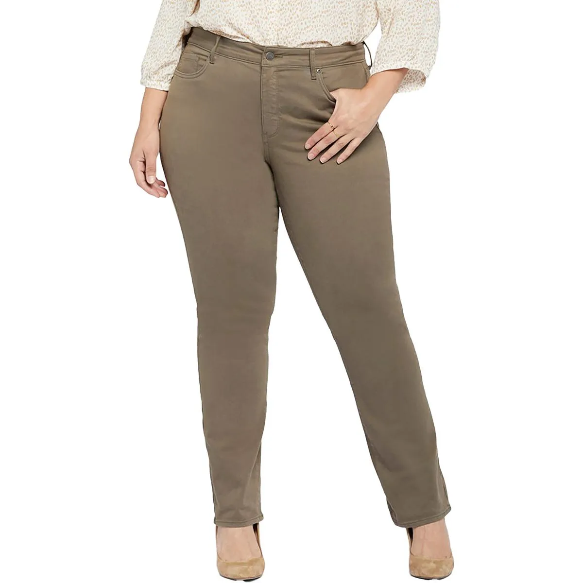 NYDJ Femmes Marilyn Jean droit à taille moyenne