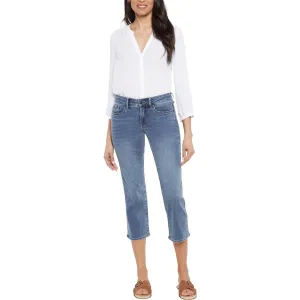 NYDJ Womens Marilyn Tummy Slimming Denim Cropped Jeans
