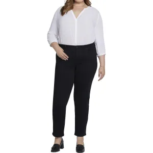 NYDJ Womens Plus Emma Relaxed Denim Slim Jeans