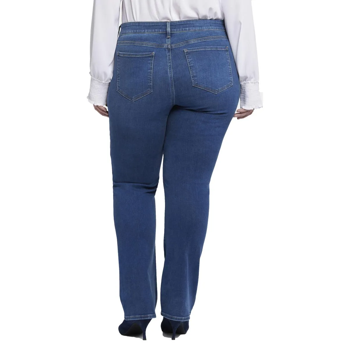 NYDJ Femmes Plus Marilyn Jean Droit Stretch en Denim