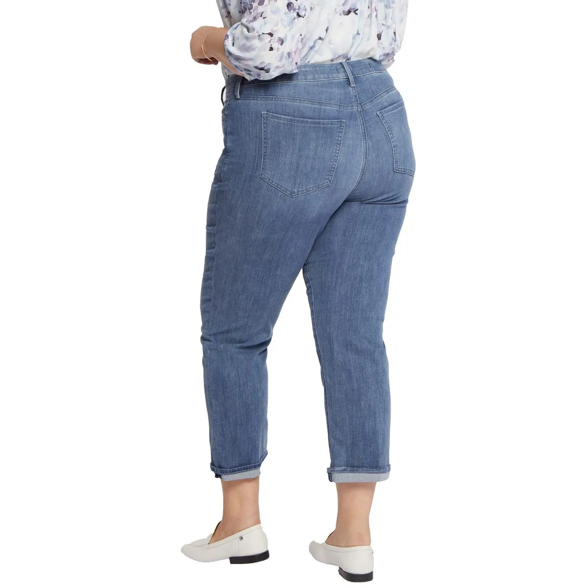 NYDJ Femmes Plus Jean Droit en Denim Élastique