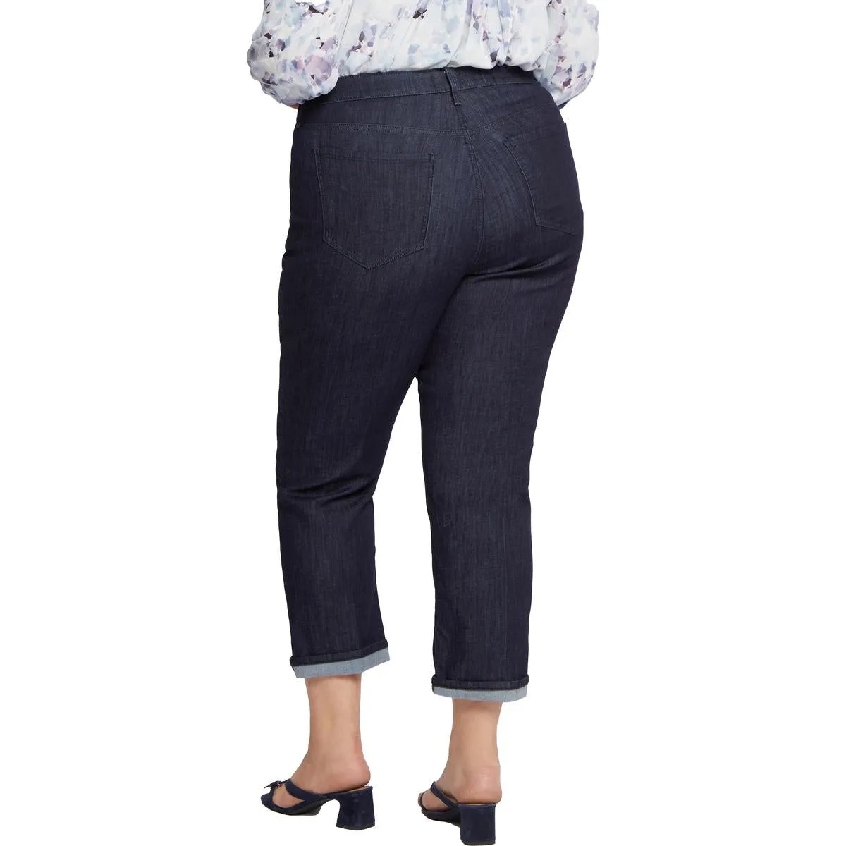 NYDJ Femmes Plus Jean Droit en Denim Élastique