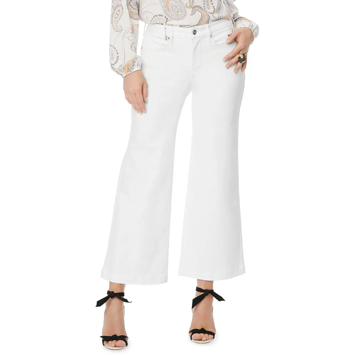 NYDJ Femmes Plus Teresa Jeans larges à la cheville extensibles