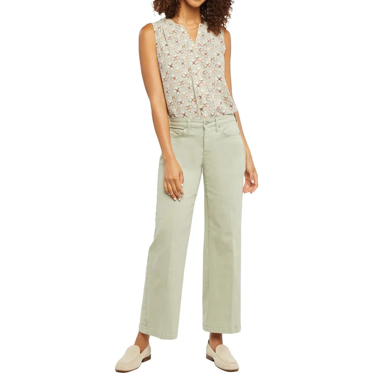 NYDJ Femmes Plus Teresa Jeans larges à la cheville extensibles