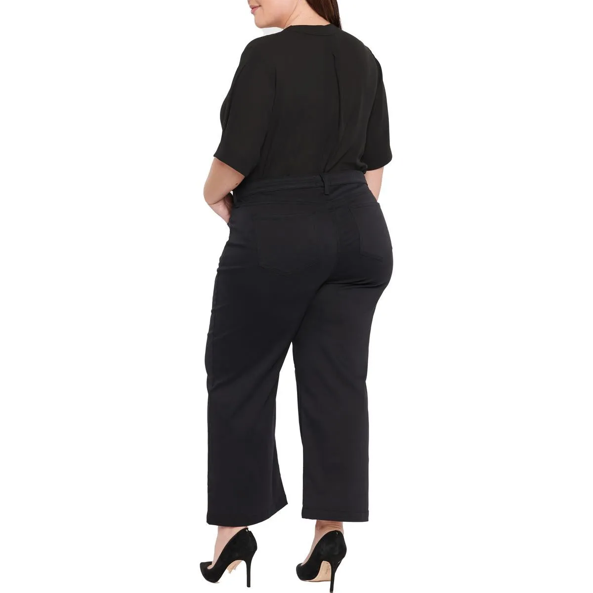 NYDJ Femmes Plus Teresa Jeans larges à la cheville extensibles