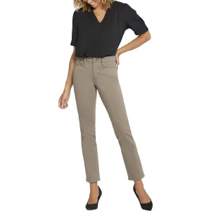 NYDJ Womens Sheri Straight Leg Stretch Slim Jeans