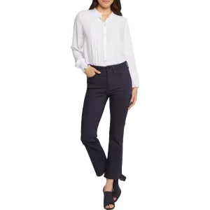 NYDJ Womens Solid Denim Ankle Jeans