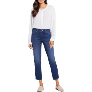 NYDJ Womens Stella Relaxed Denim Tapered Leg Jeans