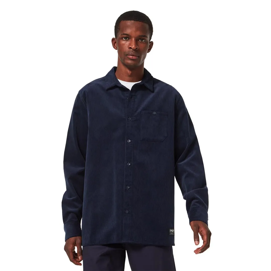 Oakley - Chemise à boutons en velours côtelé pour hommes (FOA403662 6AC)