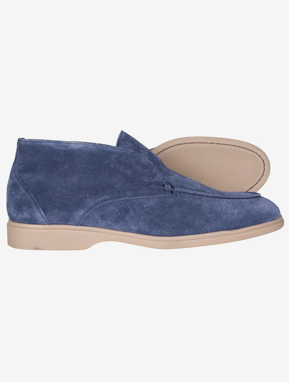 Botte de Marche Ouverte Bleue