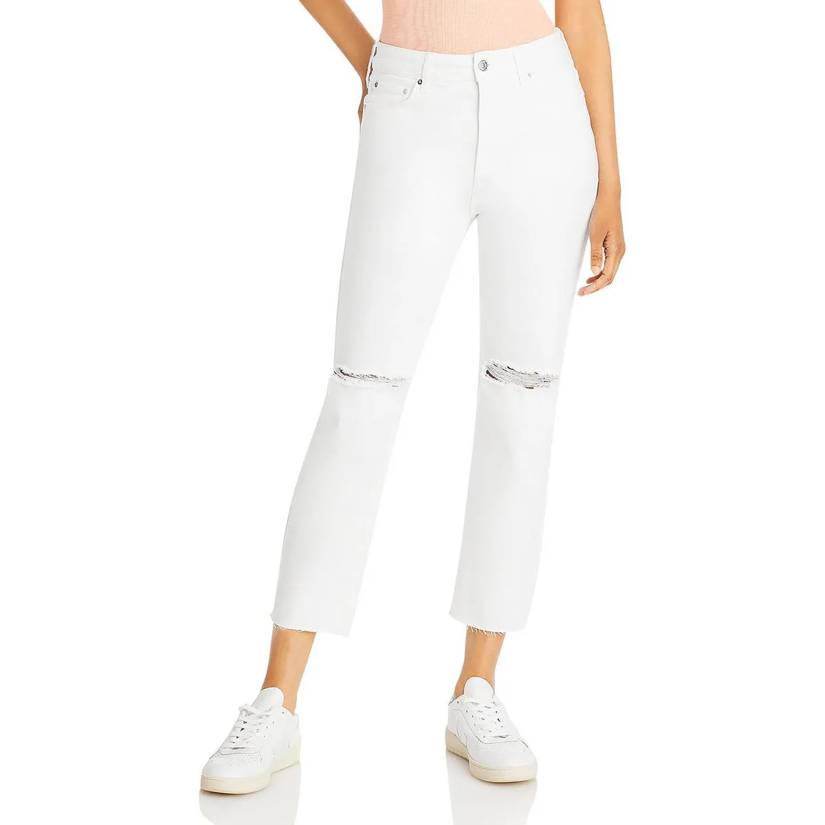 Paige Femmes Stella Jean Brut Ourlet Court