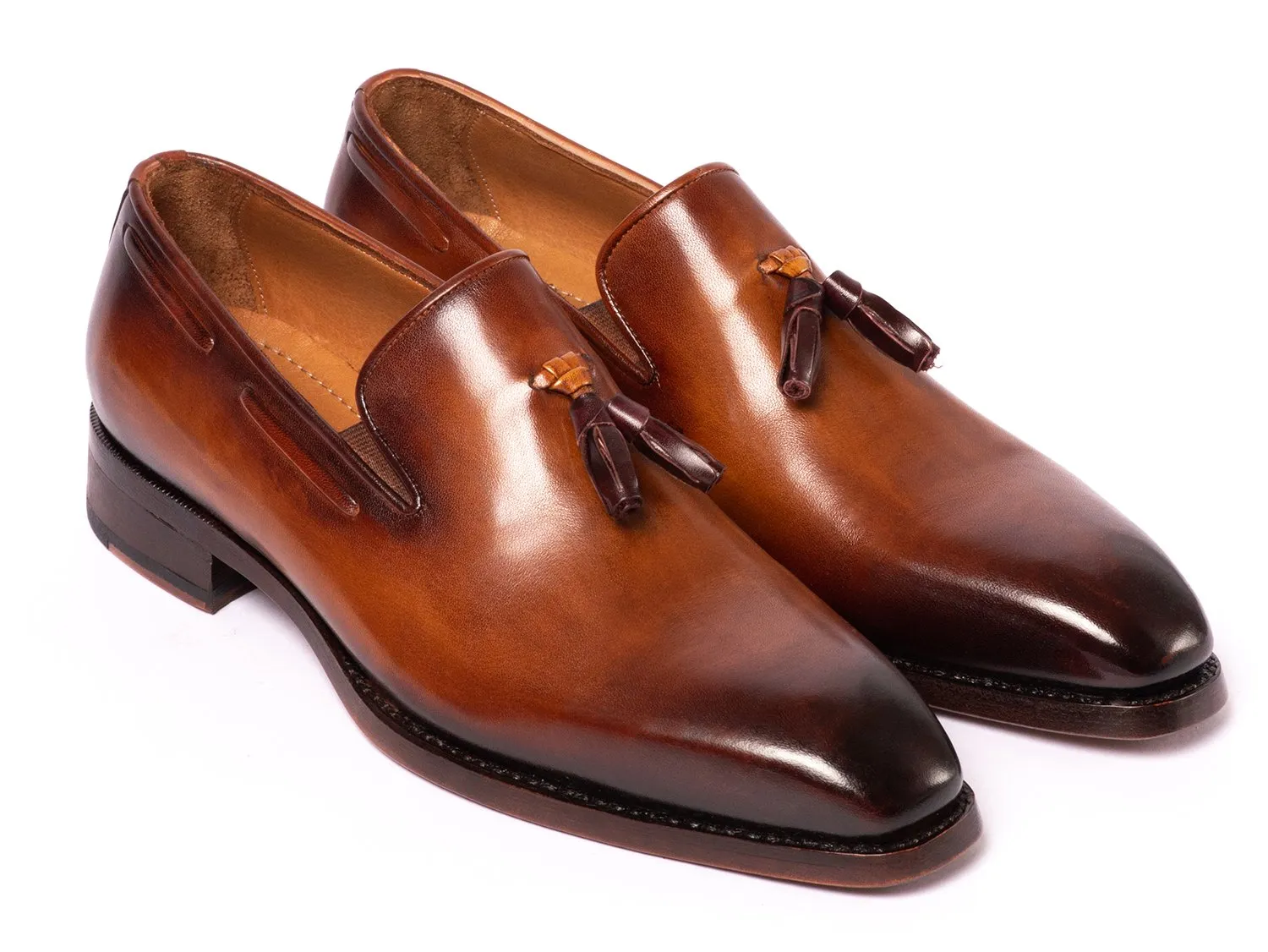 Paul Parkman Chaussures Paul Parkman Richelieu à Pompons Goodyear Welted en Marron