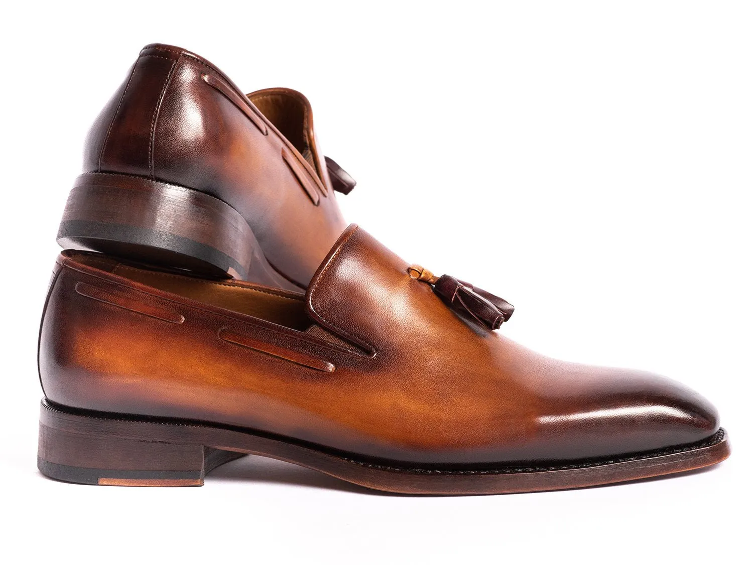 Paul Parkman Chaussures Paul Parkman Richelieu à Pompons Goodyear Welted en Marron