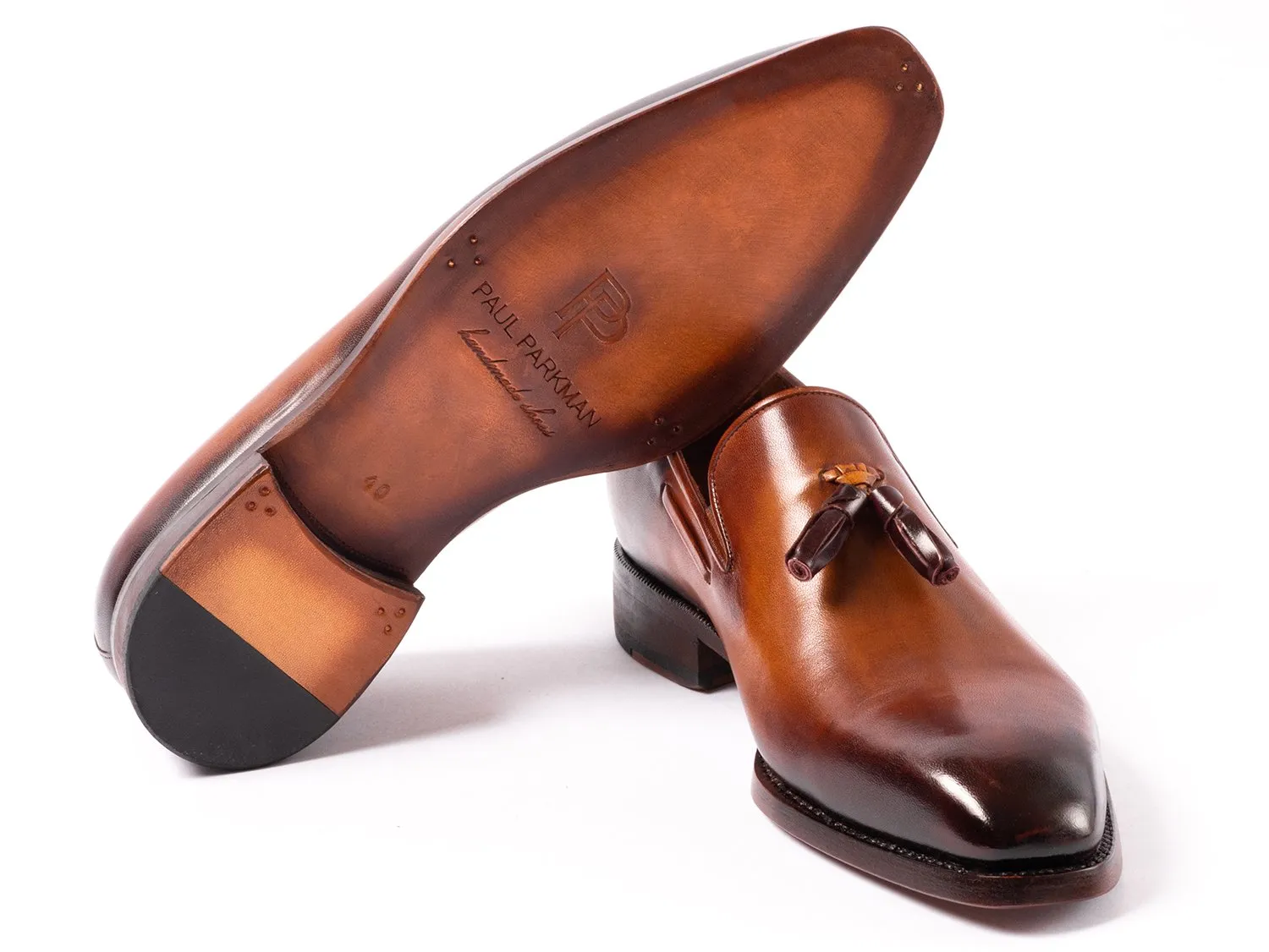 Paul Parkman Chaussures Paul Parkman Richelieu à Pompons Goodyear Welted en Marron