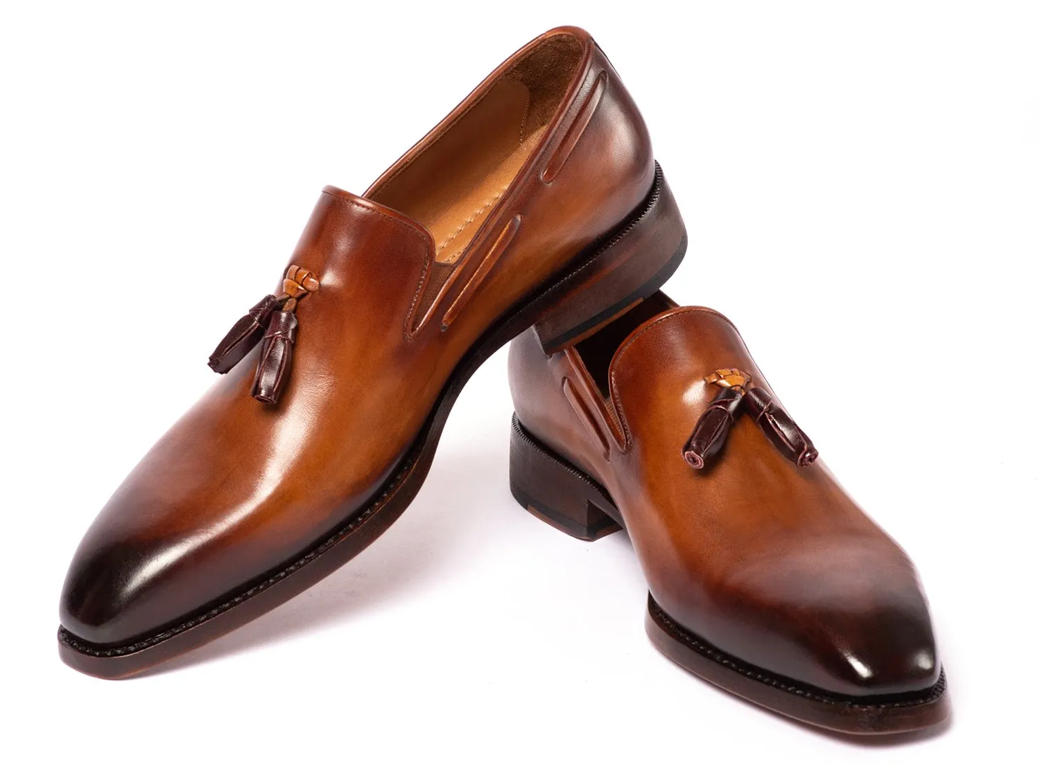 Paul Parkman Chaussures Paul Parkman Richelieu à Pompons Goodyear Welted en Marron