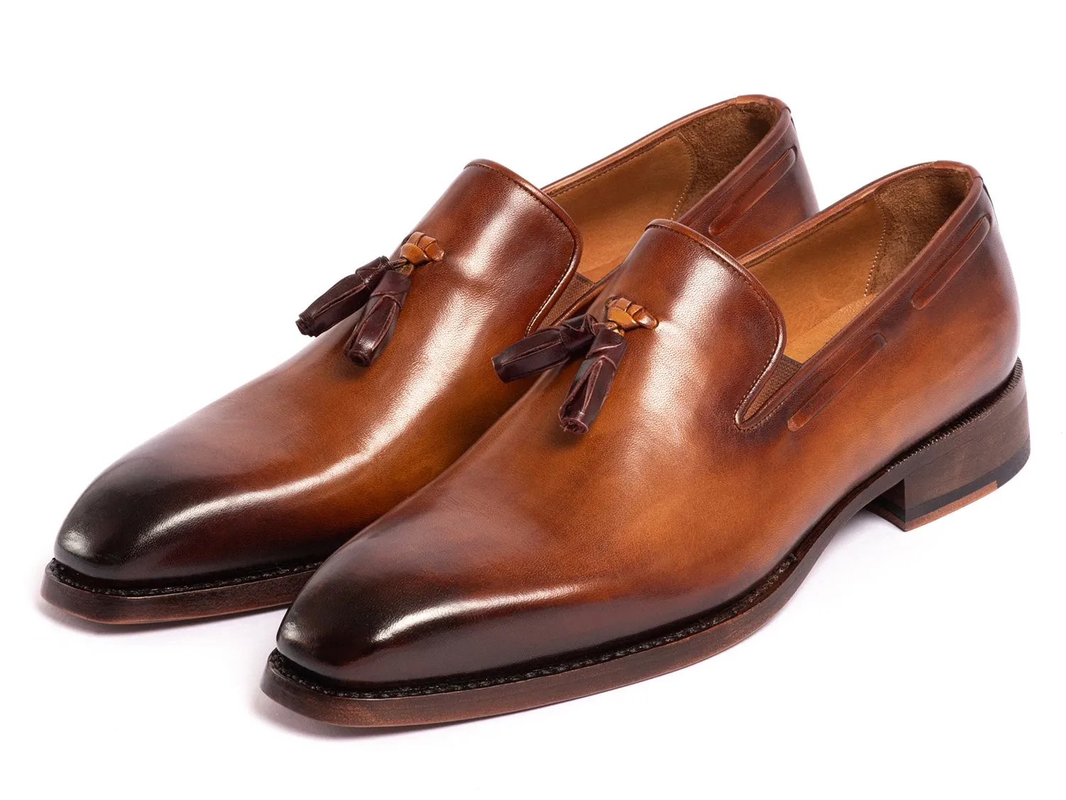 Paul Parkman Chaussures Paul Parkman Richelieu à Pompons Goodyear Welted en Marron