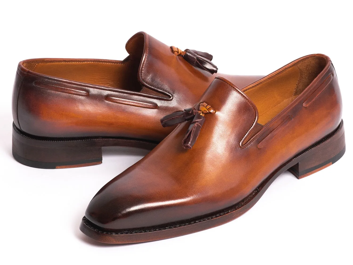 Paul Parkman Chaussures Paul Parkman Richelieu à Pompons Goodyear Welted en Marron
