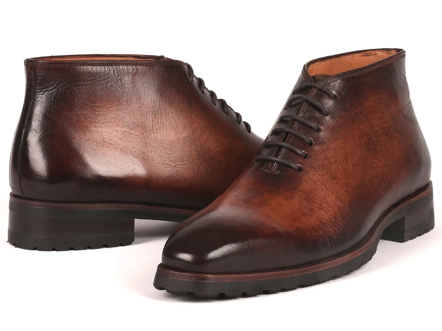 Paul Parkman Chaussures Bottines Paul Parkman pour Homme en Brun Verni