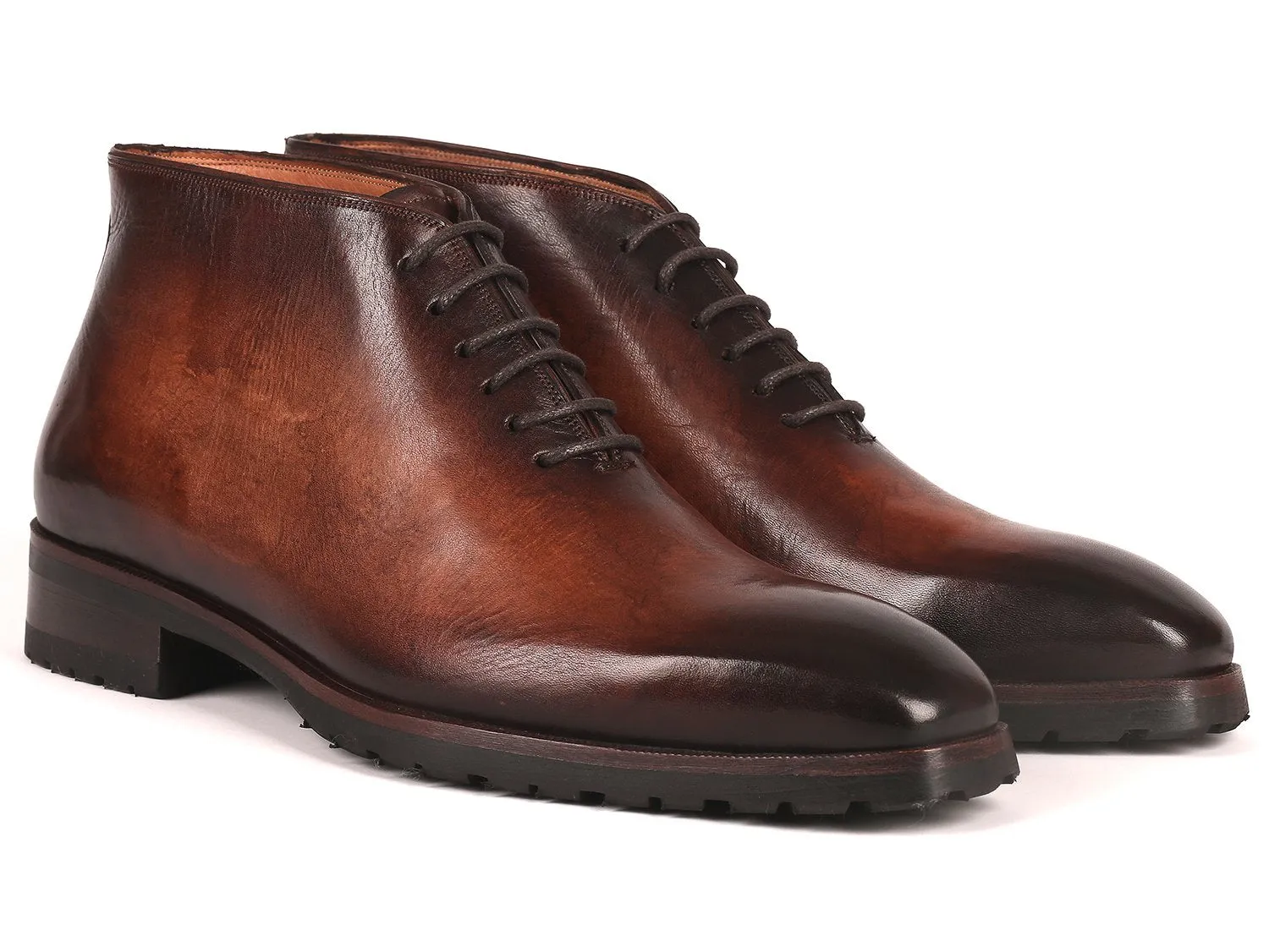 Paul Parkman Chaussures Bottines Paul Parkman pour Homme en Brun Verni