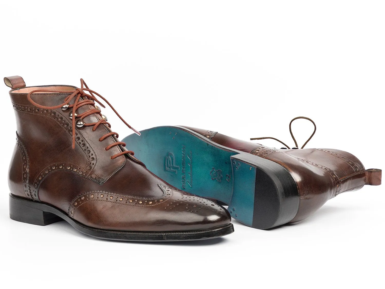 Paul Parkman Chaussures Bottines à Bout Rond Paul Parkman pour Homme en Marron