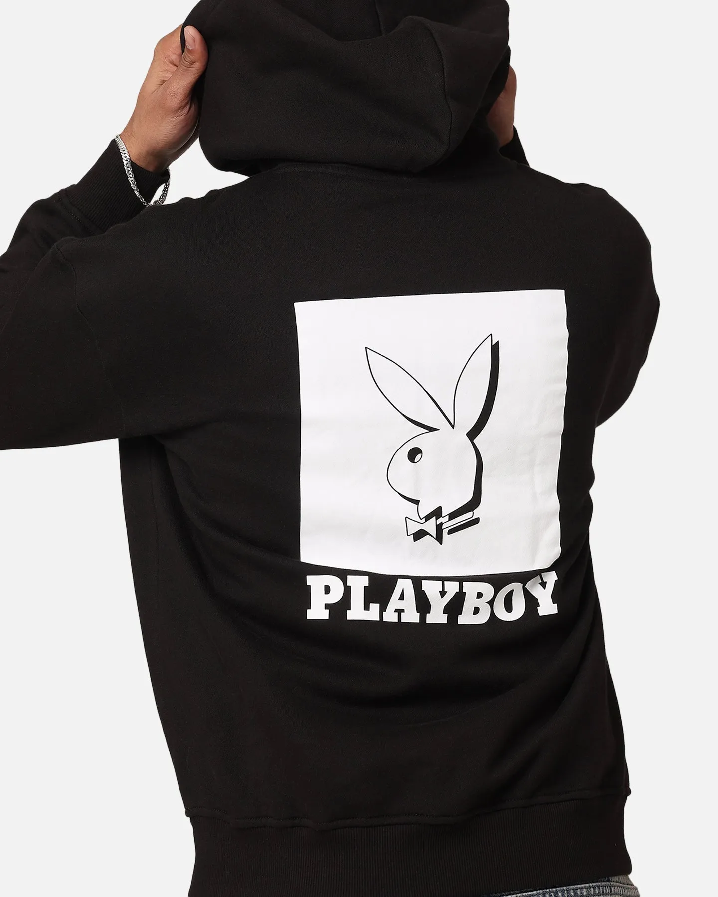 Playboy Solo RHD Icon Hoodie Noir