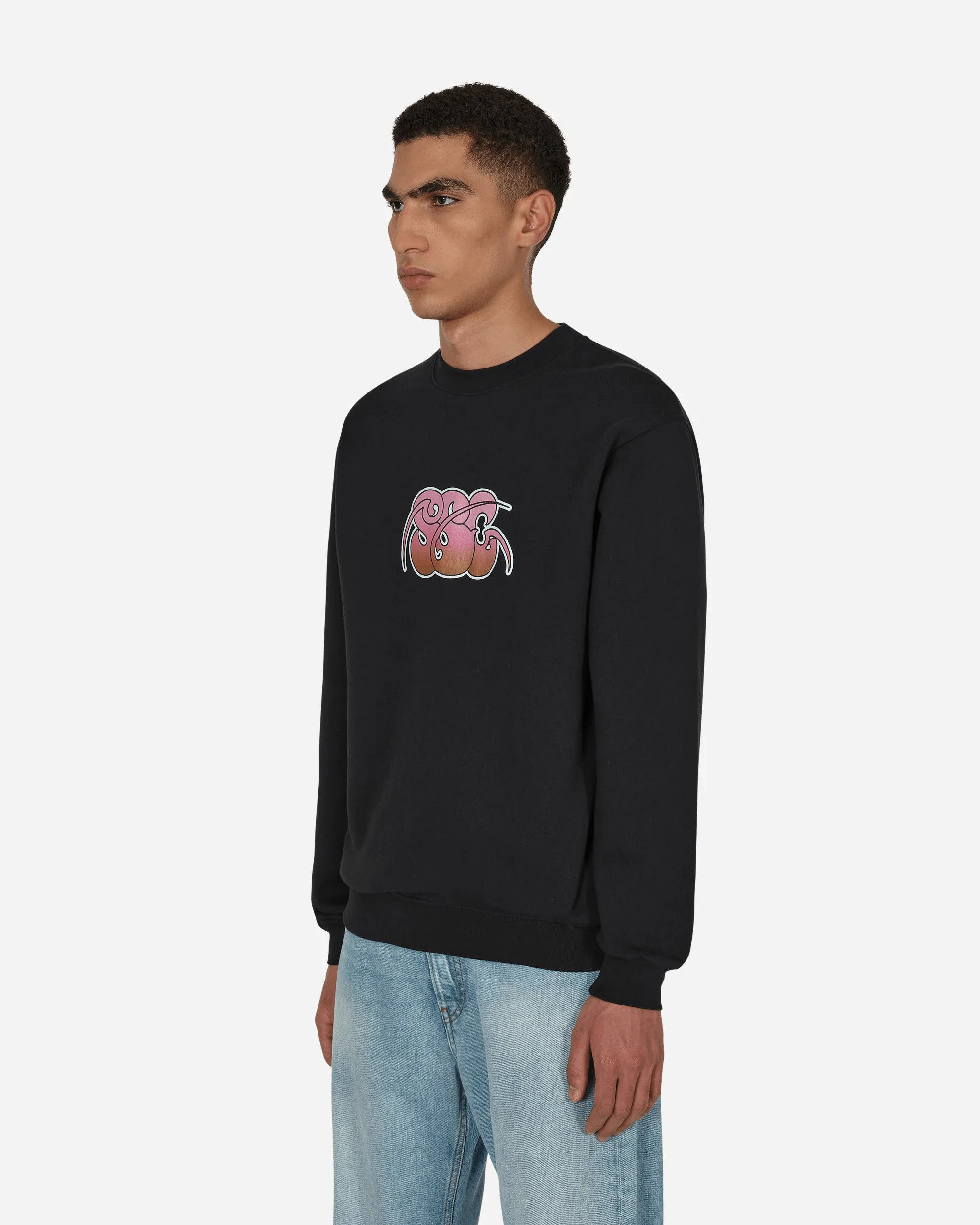 Sweat à capuche imprimé noir