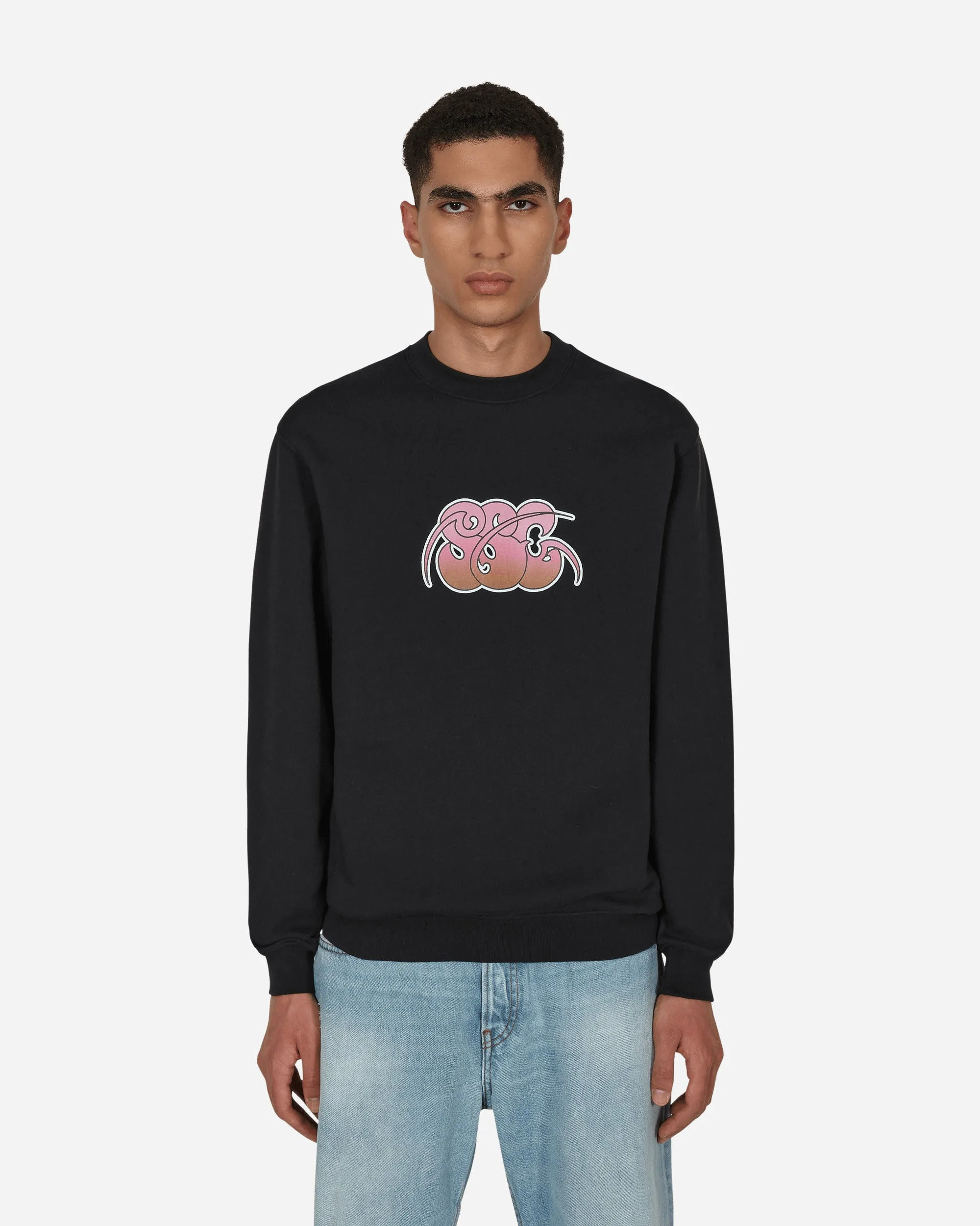 Sweat à capuche imprimé noir