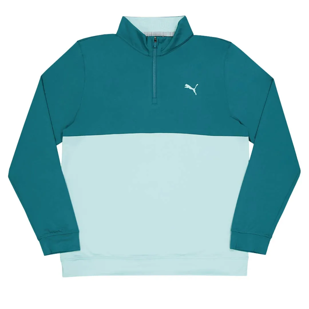Puma - Pull à zip 1/4 colorblock pour homme (532985 24)